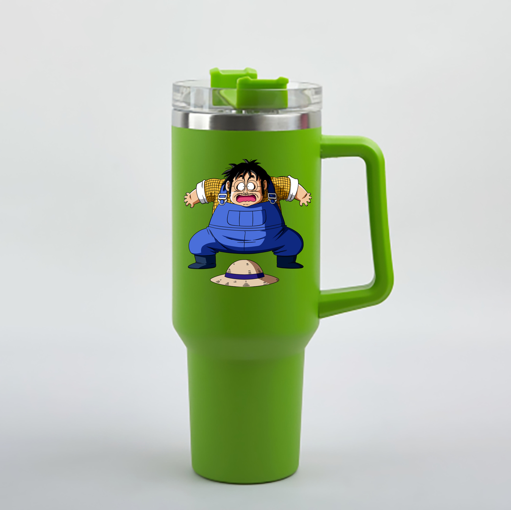 （画像用） ドラゴンボール DRAGON BALL 1200mL車用タンブラー - クリスタルステッカー（プラスチックストロー付き）